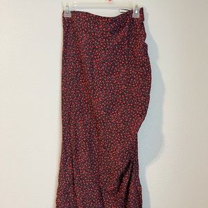 Zara Floral Midi Skirt